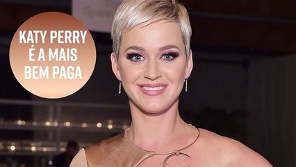 Katy Perry é a mulher mais bem paga na indústria da música