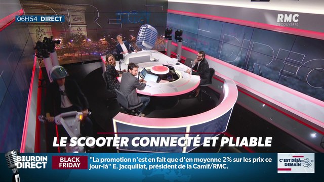 La chronique d'Anthony Morel : Le scooter connecté et pliable - 22/11