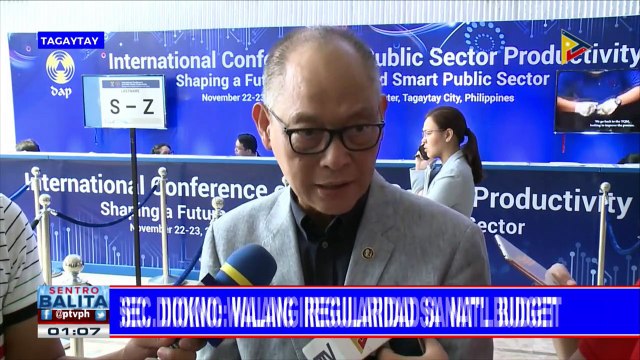 DBM Sec. Diokno: Walang iregularidad sa national budget