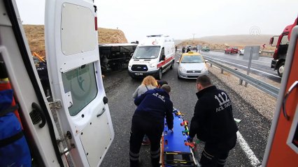 Malatya'da yolcu midibüsü devrildi: 7 ölü, 15 yaralı (2)