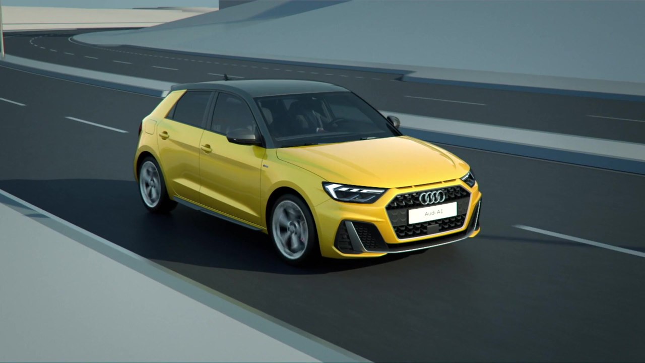 Audi A1 Sportback Fahrwerk (Animation)