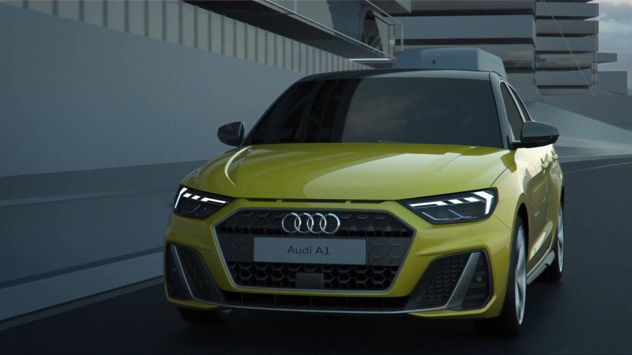 Audi A1 Sportback Fahrerassistenzsysteme Animation