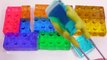 Jelly Pudding LEGO Block Bricks DIY Gummy & Toy Velcro Cutting Baby Doll Pizza Surprise Eggs Toys