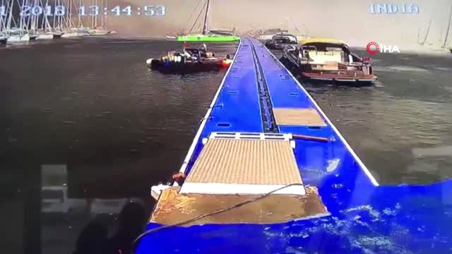 Hortum Marmaris'e Böyle Geldi... Felaket Anları Kamerada