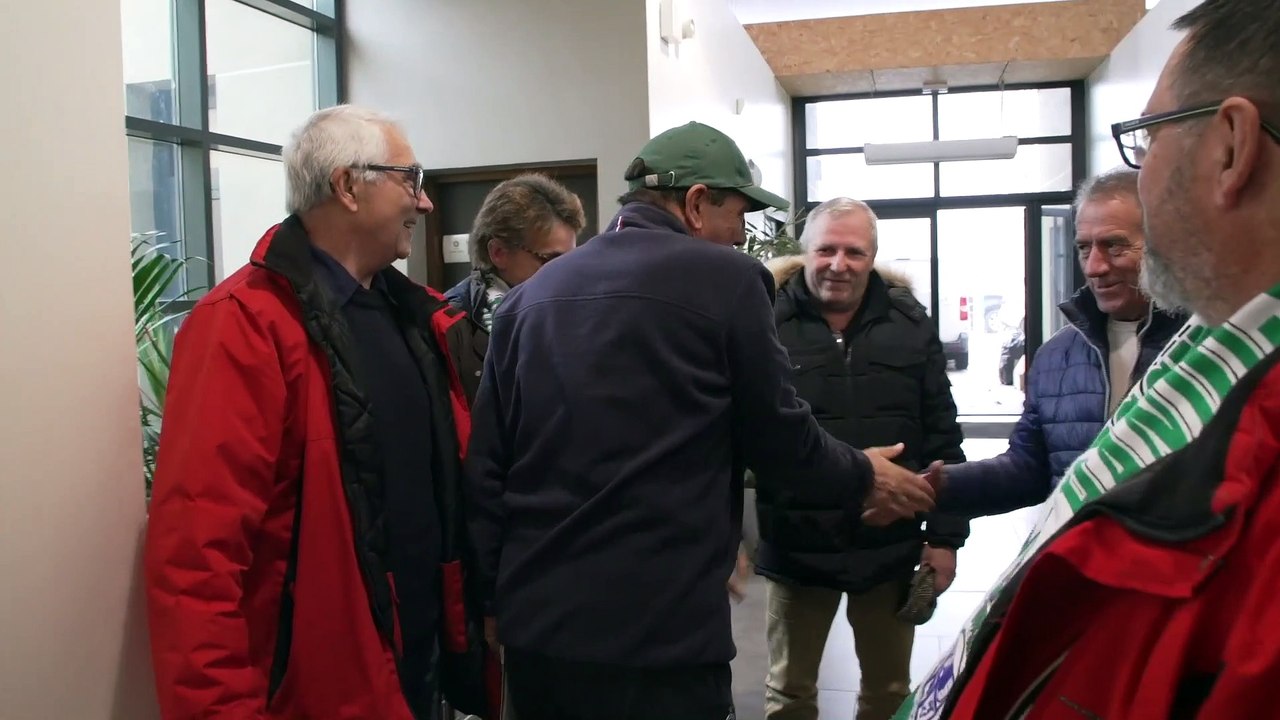 Jean-Louis Gasset reçoit les Handi-Supporters