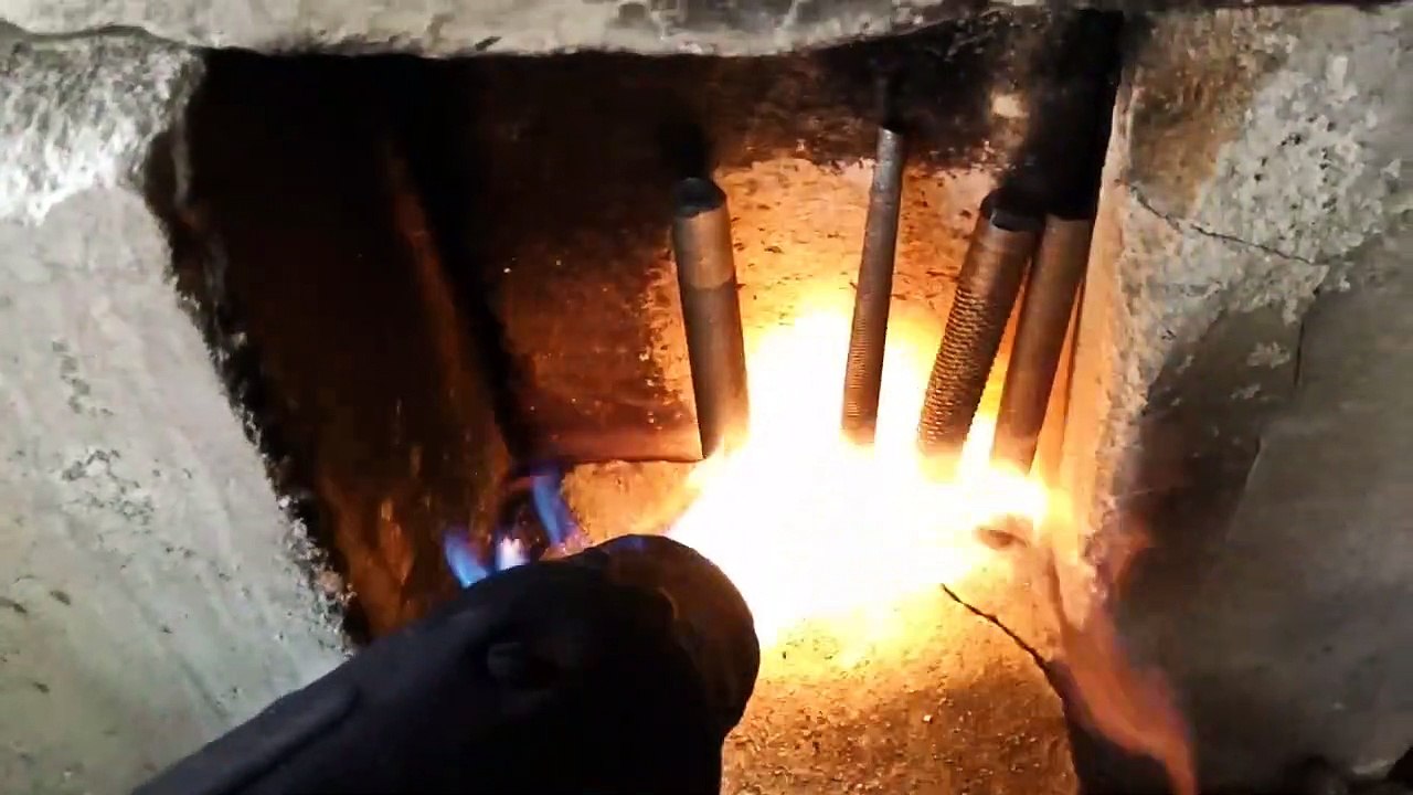 Отпуск металлической заготовки