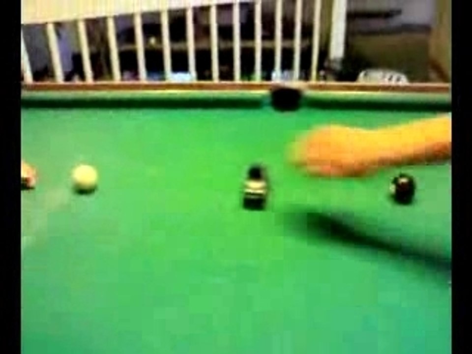 Moi au billard
