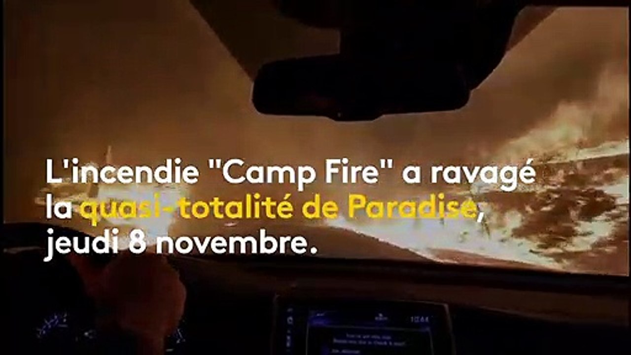 Incendies en Californie : les ravages de "Camp Fire" vus du ciel
