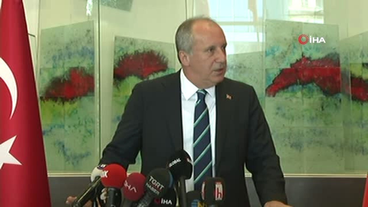 Muharrem İnce: "Muharrem İnce Kendine Koltuk Derdinde Değildir.