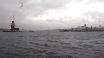 Dünyanın En Büyük İnşaat Gemisi İstanbul Boğazı'ndan Geçiyor (2) - İstanbul