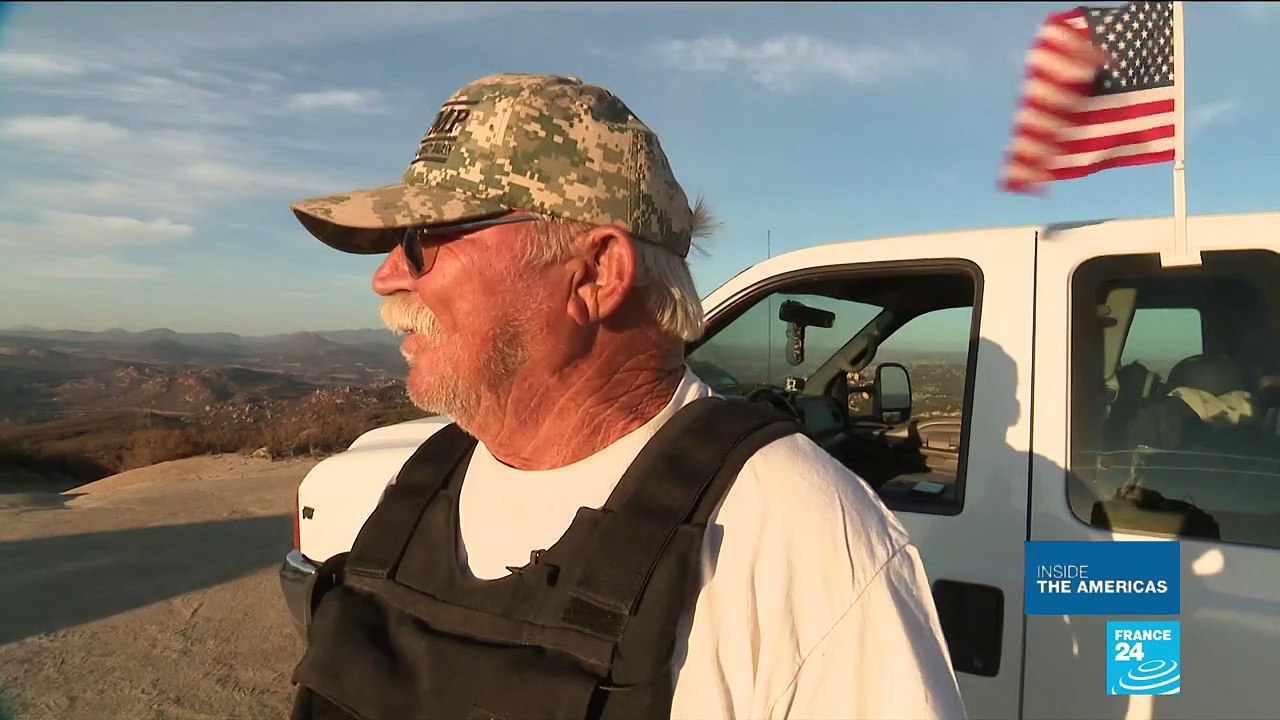 On patrol at the US-Mexico border with American militia groups