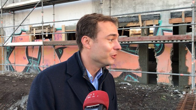 Visite de chantier de la future base nautique