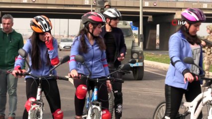 Irak sınırında 'Sağlık ve Doğa Bisikletle Buluşuyor' projesi