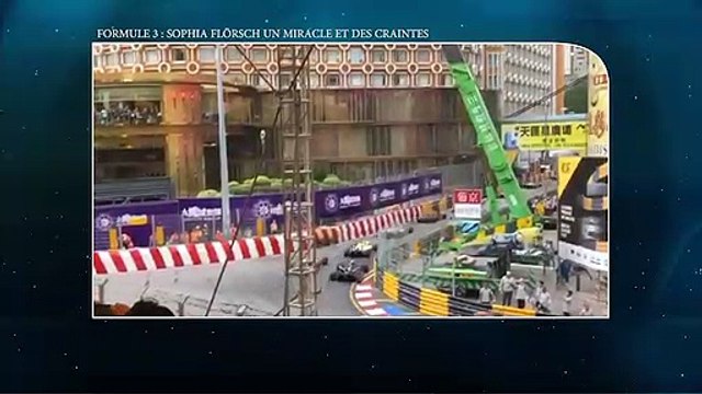 Formule 3: Sophia Florsch un miracle et des craintes après un grave accident