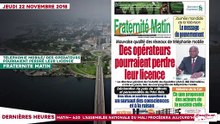 Le Titrologue du 22 Novembre 2018-Voici les nouveaux salaires sous Ouattara