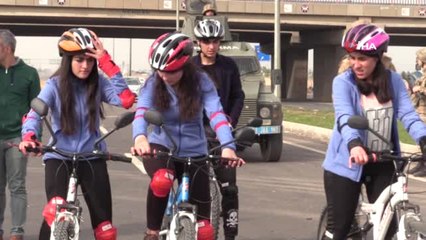 Irak Sınırında 'Sağlık ve Doğa Bisikletle Buluşuyor' Projesi