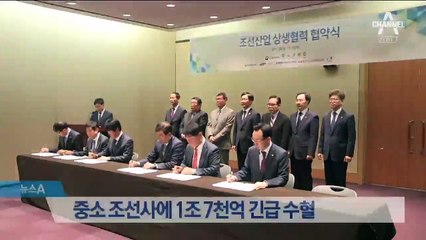 정부, 중소 조선사에 1조 7천 억 긴급 수혈