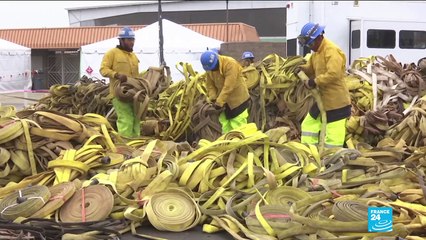 California wildfires: rain makes rescuers' work more difficult