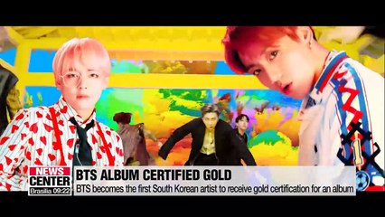 BTS album certified gold by Recording Industry Association of America