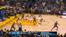 Diallo blocks Durant and sets up Paul George for showboat slam