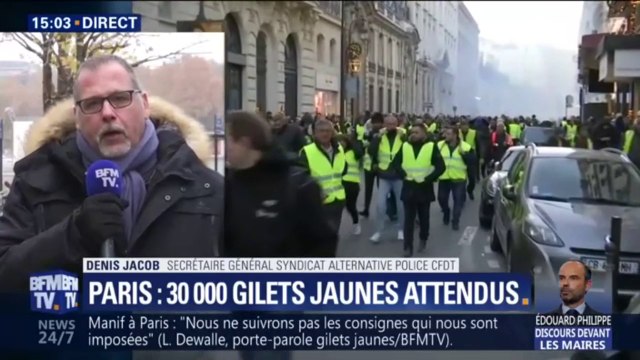 CFDT Police sur les gilets jaunes sécuriser un rassemblement c'est apporter avant tout la sécurité aux manifestants eux-mêmes
