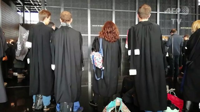 Reforme de la justice: les avocats de Nantes manifestent