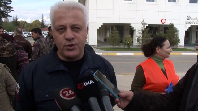 Emniyet personeline deprem ve yangın tatbikatı