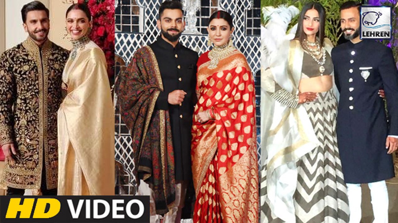 13 Bollywood Actresses Wedding Reception Videos | Anushka, Deepika, Shilpa, Bipasha