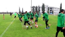 Akhisarspor'da Bursaspor maçı hazırlıkları -MANİSA