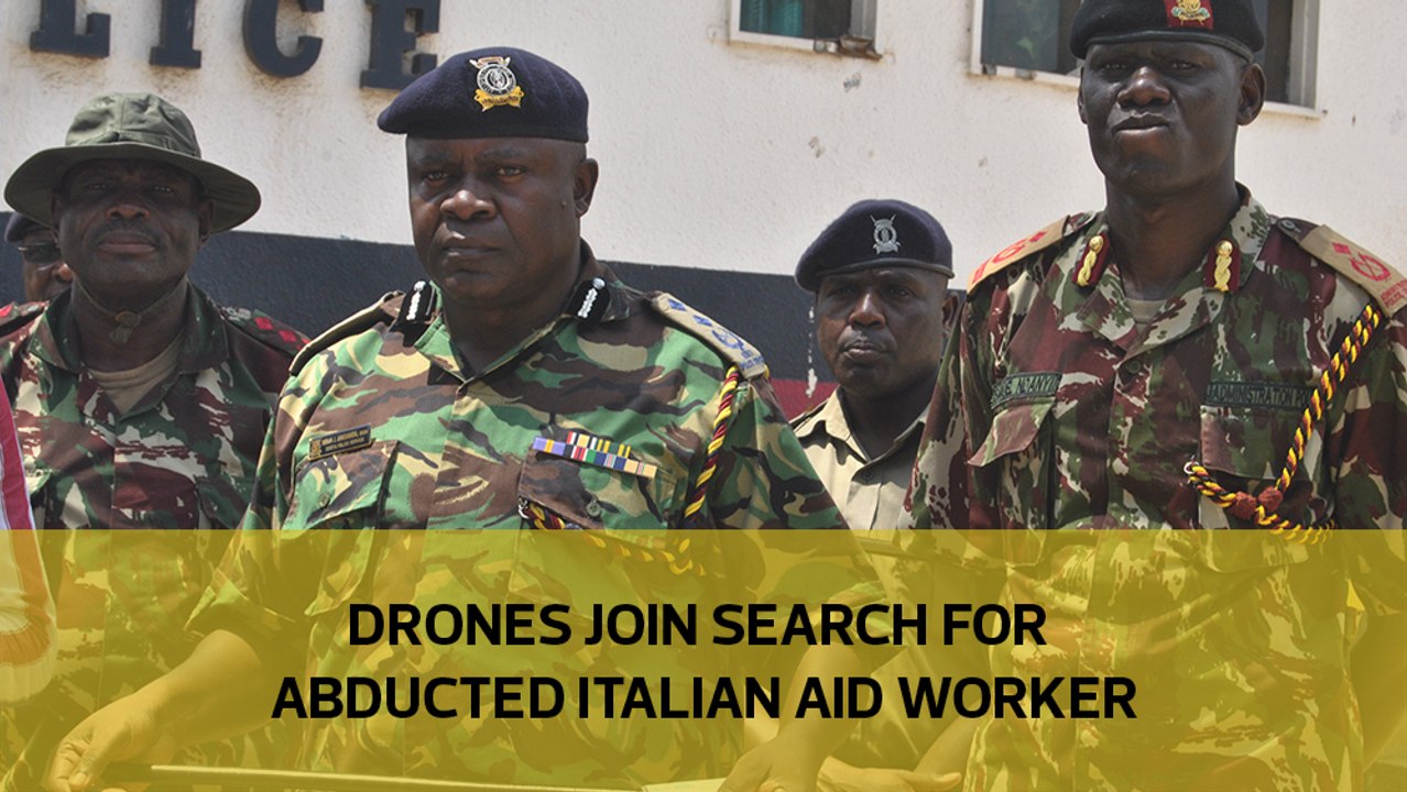 Drones join search for abducted Italian aid worker