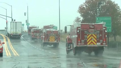 Californie : la pluie contre le feu