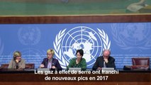 Concentration record de gaz à effet de serre en 2017 selon l'ONU