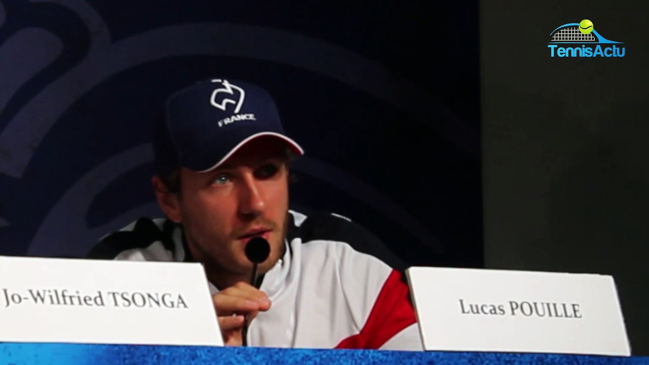 Coupe Davis 2018 - France-Croatie - Lucas Pouille : "Je tiens prêt si je dois jouer dimanche... !"