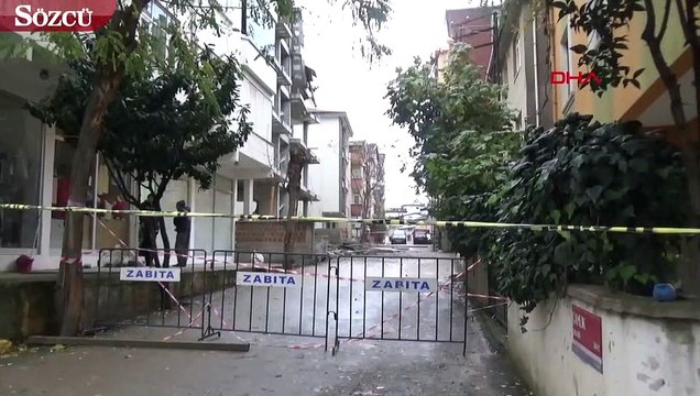 Tuzla'da inşaat halindeki binanın iki katı çöktü