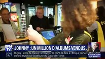 Johnny hallyday -Un million d'albums vendus-Journal de la nuit 05h55-BFMTV (10.11.2018)