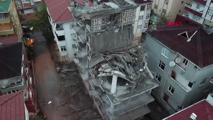 Tuzla'da İnşaatta Çökme