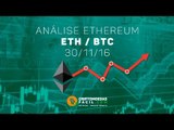  Análise Técnica Ethereum – ETH/BTC – 30/11/2016