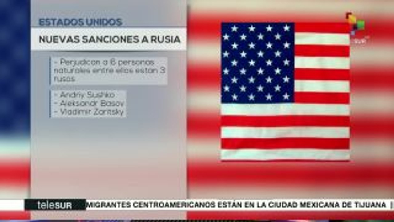 Nuevas sanciones de Estados Unidos a Rusia