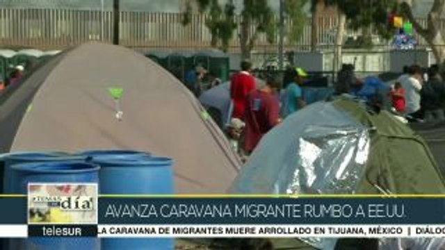 México: cerca de 1500 migrantes centroamericanos avanzan a Tijuana