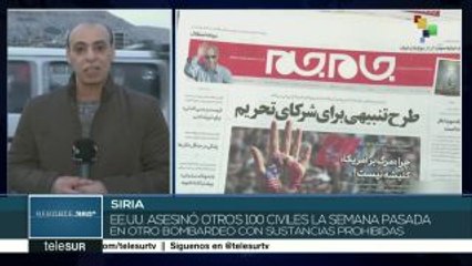 Coalición de EEUU ataca con fósforo blanco y deja muertos en Siria