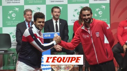 Les images du tirage au sort - Tennis - Coupe Davis