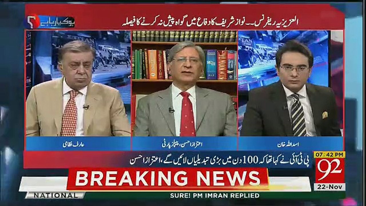 Aitzaz Ahsan's Views About Government's Strategy...