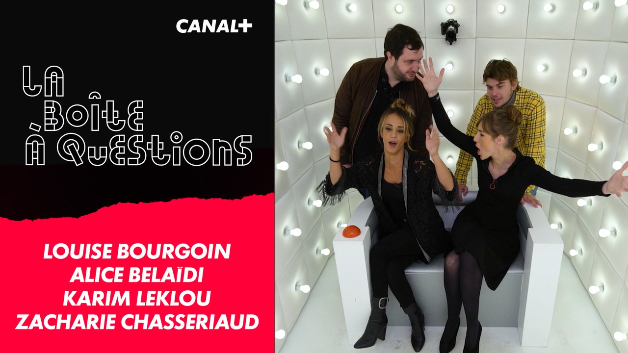 La Boîte à Questions de Louise Bourgoin, Alice Belaïdi, Karim Leklou et Zacharie Chasseriaud – 22/11/2018