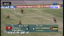 الشوط الثاني مباراة تونس و الموزبيق 1-1 كاس افريقيا 1996
