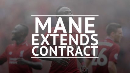 Descargar video: Sadio Mane signs new long-term Liverpool contract