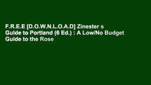 F.R.E.E [D.O.W.N.L.O.A.D] Zinester s Guide to Portland (6 Ed.) : A Low/No Budget Guide to the Rose