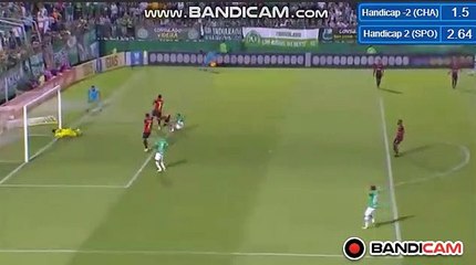 Goal Lenadro Pereira (2-0) Chapecoense/SC vs Sport Recife/PE