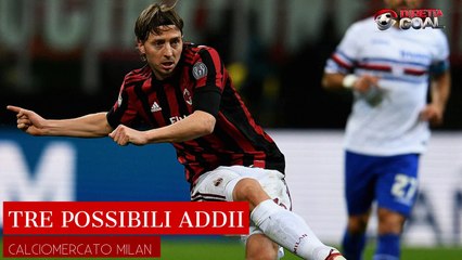 Calciomercato Milan, tre possibili addii a gennaio