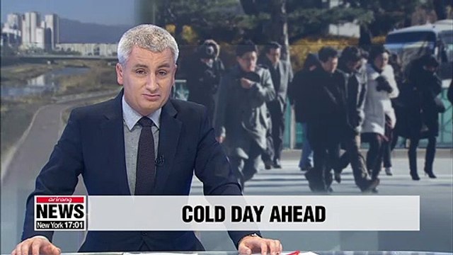 Clear, but much colder weather grips most of South Korea