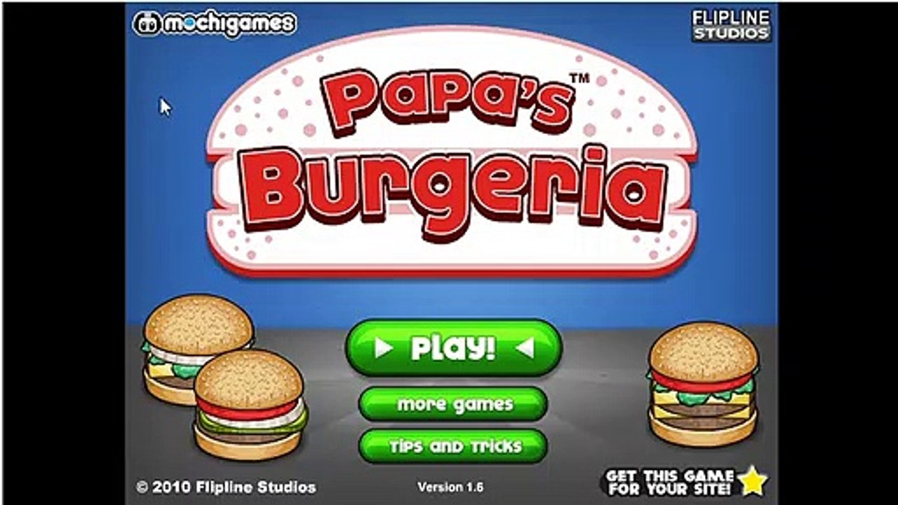 Papa's Burgeria - Pogo Games